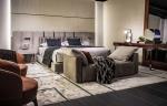 600mm Modern Bedside Tables Matte Fabric 0.4m Light Wood Modern