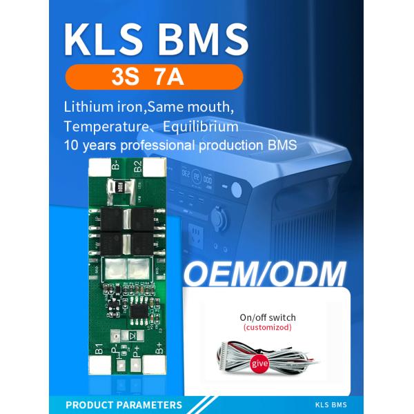 3S-24S Custom LiFePO4 BMS 12V-60V for Power Tools and EVs