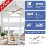 Ceiling Fan Light without Light for Home/Hotel/Office Designing in Modern Style