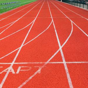 China Rubberized Outdoor Running Track Flooring Multi Purpose Sports Areas factory