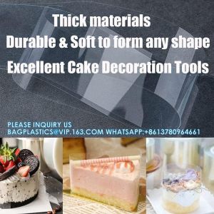 Cake Collars Acetate Rolls Clear Cake Strips Transparent Mousse Cake Collar