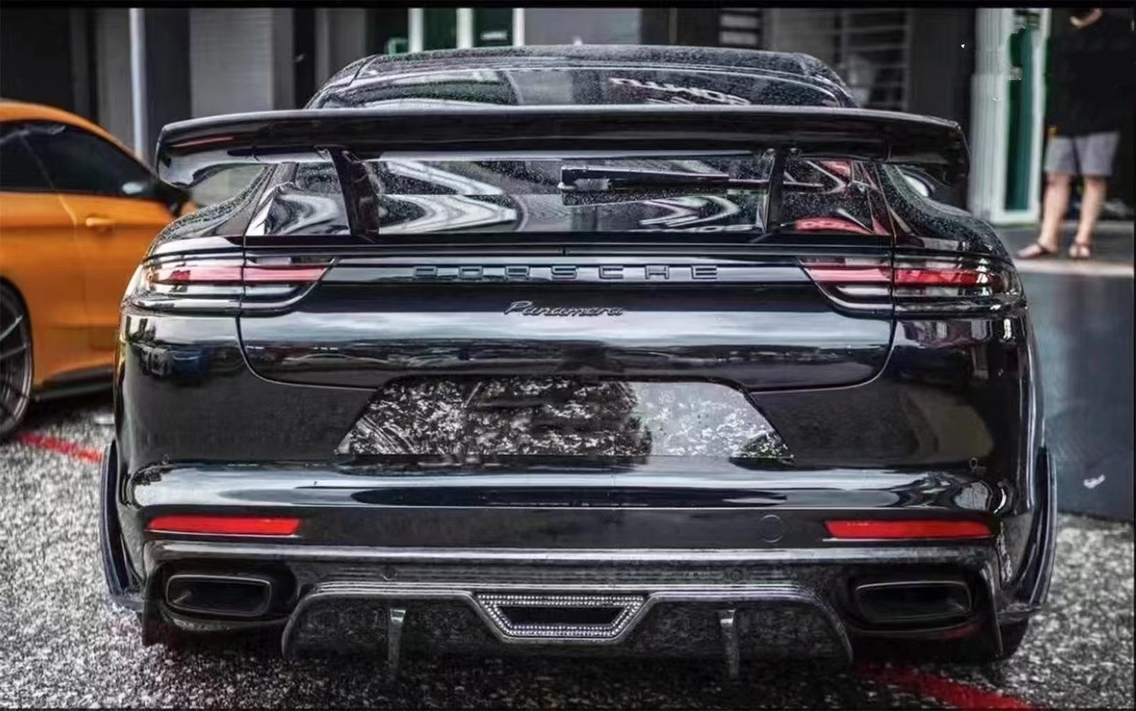 Auto Parts for Porsche Palamela 971 Carbon Fiber Body Kit Palamela 971 Upgraded SD Style Dry Carbon Fiber Body Kit Spoiler