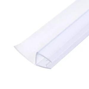 2-5 Magnetic PVC Seal Strip for Frameless Glass Shower Door Custom Bathroom
