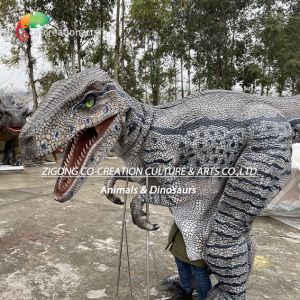 China Wearable Velociraptor Animatronic Dinosaur Costume factory