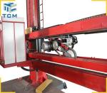 Automatic Weld Seam Finishing Machine For SS Tank Longitudinal Welding Seam