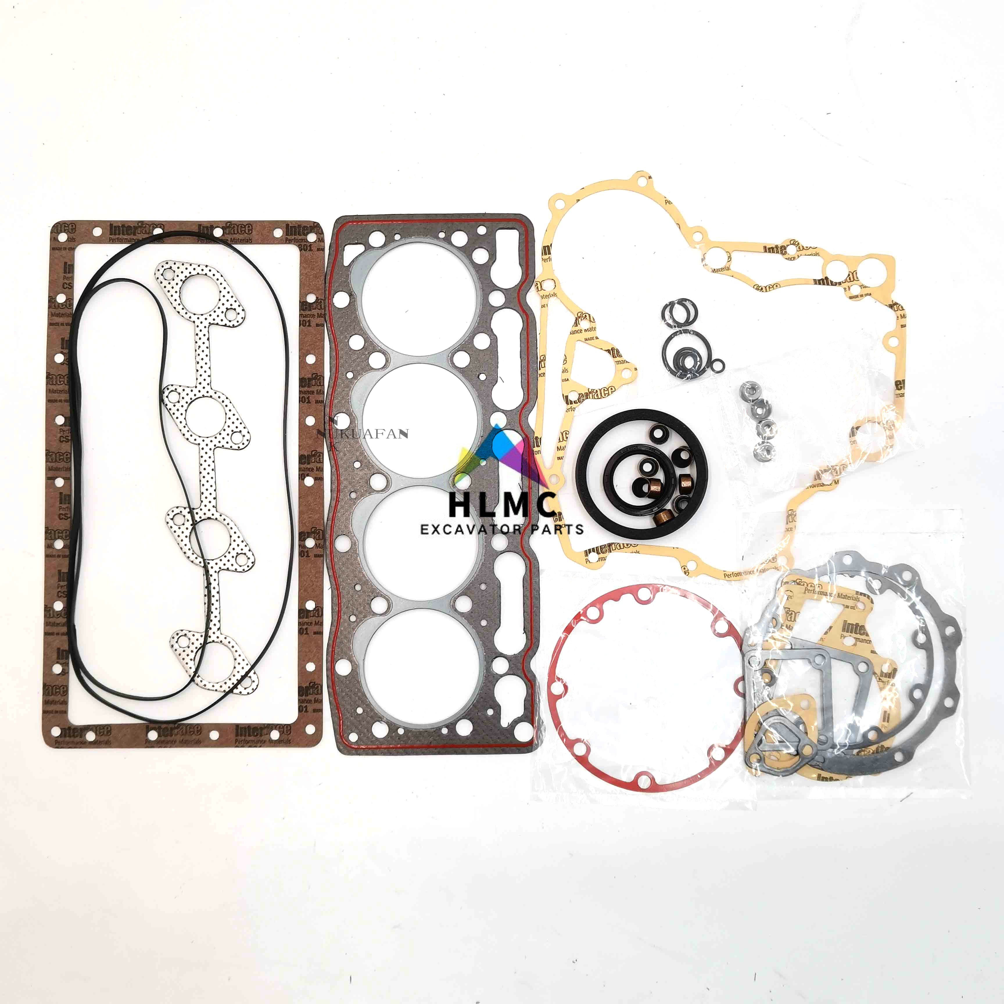 16394-03313 V1505 4D78 Complete Gasket Set Kubota V1505 Engine Overhaul Gasket Kit Forklift Tractor Engine Parts