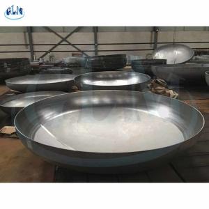 China 89mm Polished Finish HHA Aluminum Alloy Flat Dished Head Semi Elliptical Head Dimensions factory