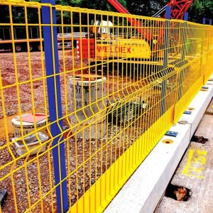 Adjustable-height Edge Protection Barrier with Quick-install Clamp System