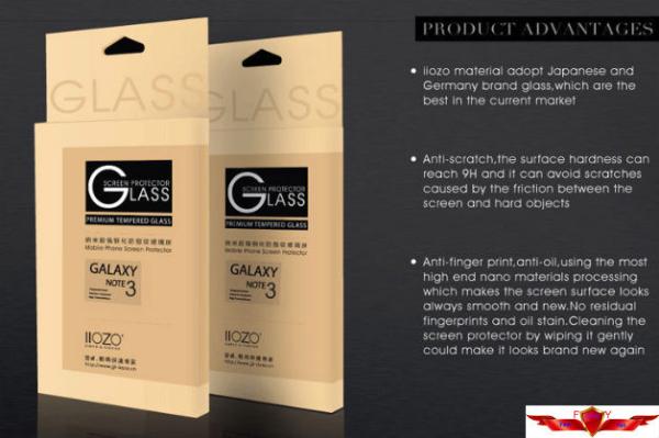 New 0.33MM Right Angle high level Japanese tempered glass film for Samsung
