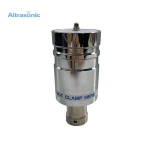 China Gold Color Ultrasonic Converter Replacement Branson 803 Welding Transducer factory