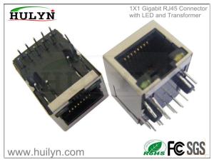 China RJ45 with transformer 1000base RJ45 jack factory