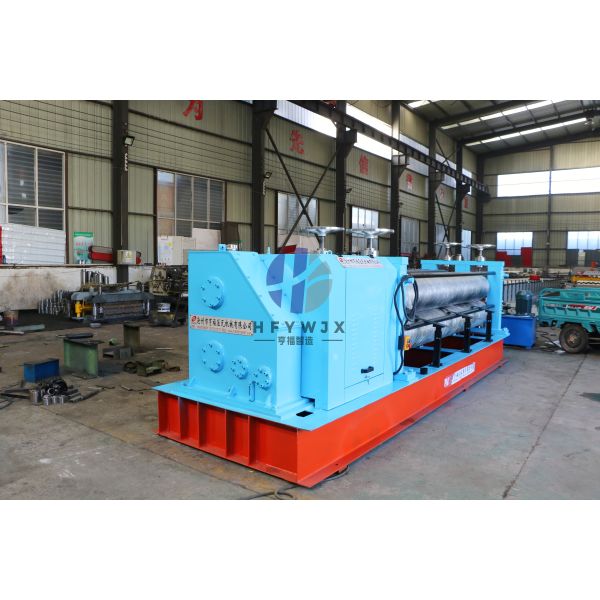 PLC Control Barrel Corrugation Machine Horizontal 750mm-1250mm Rolling Width 11kw Motor