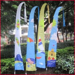 China Summer Garden Flag Seashore Beach chair Sailing boat Castle factory
