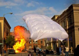 China Flicker Free 5600k Artemis™ HMI LED PAD Film Light Balloons For Outdoor Shooting factory