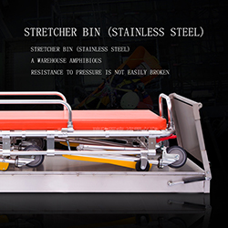 Composite Plastic Roll Up Rescue Stretcher For Fire First Aid CE Approved