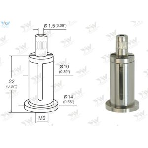 China Cable Side Exit Adjustable Cable Gripper With Security Lock Plated In Nickel on sale