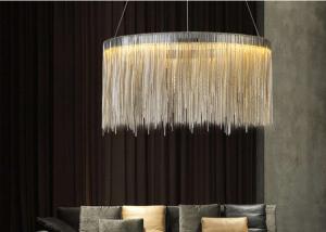 China 60W Creative Tassel Chain D50cm Cord Length 100cm Modern Pendant Light factory