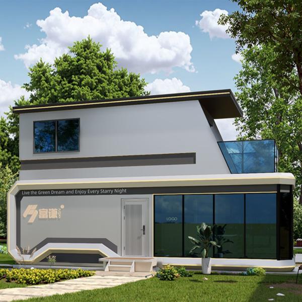 Galvanized Steel Frame 2 Bedroom Capulse House With Personalized Customized