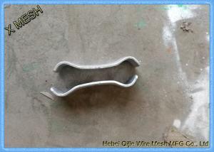 China Anti Corrosion Temporary Mesh Fencing Hot Galvanized Clamps 30 X 110mm Dimension factory