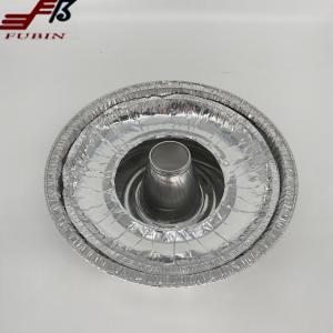 China 1400ml Round Foil Trays 8'' Deep Disposable Aluminum Foil Pans factory