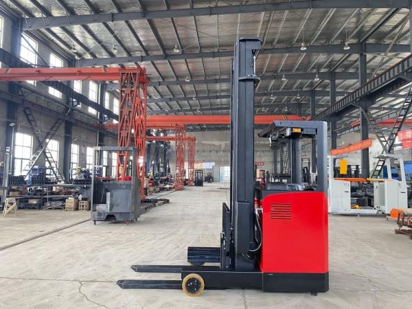 Multi Functional Electric Reach Truck Forklift 2500 KG Cylinder Safety Shut-Off