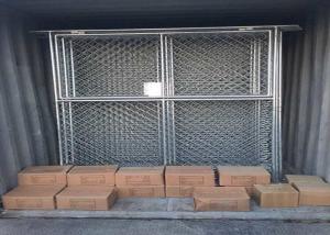 China Galvanized 6ft*12ft Chain Link Temporary Fencing Removable Temp Chain Link Fence factory