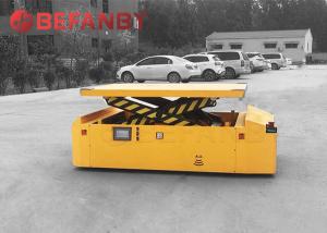 China Lithium Battery Electric Agv Steerable Lift Transfer Cart factory