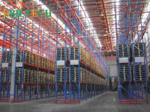 China Very Narrow Aisle Narrow Storage Racking Saving The Width of The Forklift Aisles factory