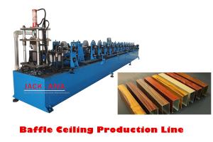 China Aluminum Baffle Ceiling Decorative Sheet Production Line, Baffle Ceiling Roll Forming Machine, factory
