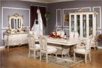 Xinyu Combination Luxury Wood Dining Room Sets European Dining Table Set 6