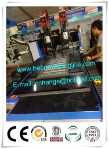 China Laser Tracking Corrugated Web H Beam Welding Line , Corrugated Web Beam Welding factory