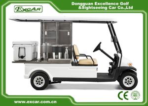 China 2 Passenger Electric Food Cart For Park Services With Trojan Battery factory
