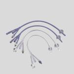 100% Silicone Foley Catheter Three Lumen 3 Way For Urology Surgery