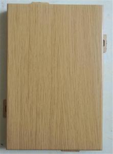 China UV Proof iso 1.5mm 800×800mm Aluminium Wood Panel 20 Years Warranty factory