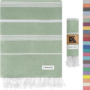 China Personalized Super Absorbent Oversized Cotton Beach Towel Sustainable and Lightweight factory