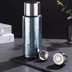 Ultra Light Portable 750ml Insulated Titanium Water Bottle Anti Oxidation Double