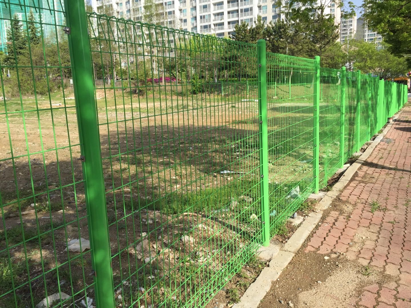 Custom Korea Safety Brc Wire Mesh Fence , Brc Mesh Fence 1.2m * 2.0m