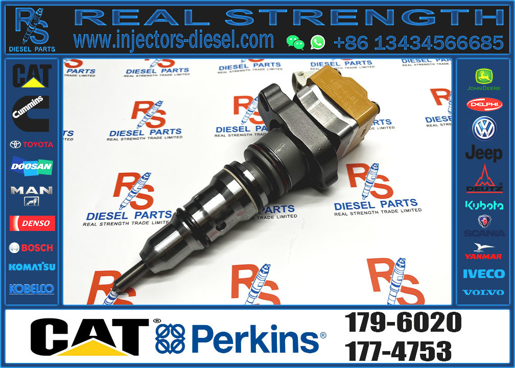Common rail injector fuel injecto 174-7526 174-7528 179-6020 153-5938 222-5966 180-7431 171-9710 for 3412