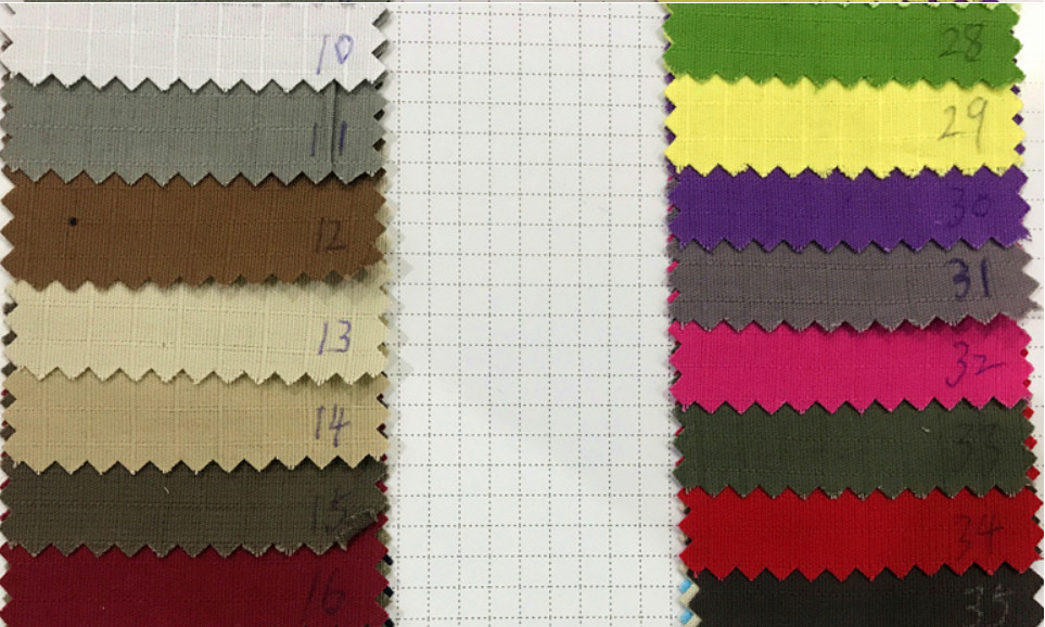 T65/C35 190GSM Rip Stop Vat Dyed Fabric