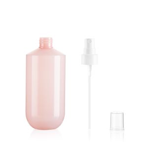 Pink Unique PETG Cosmetic Bottles 200ML Customizable With PP Pump