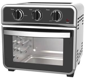 China Kitchen Silver Powder Coating Housing Air Fryer Convection Oven 240V For Cooking factory