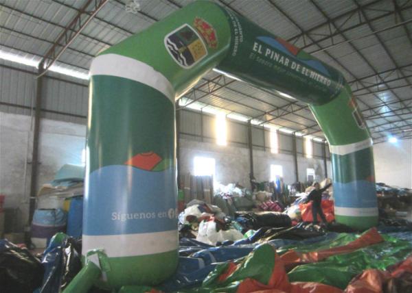 Full Painting Inflatable Race Arch , Advertising Decoration Inflatable Start