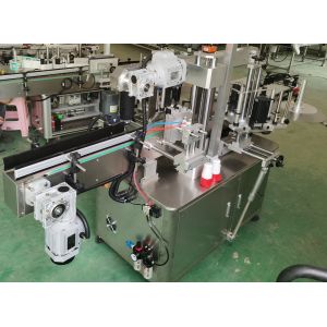 YM620 Automatic Front Back Labeler Square Conical Bottles Two Heads Labeling