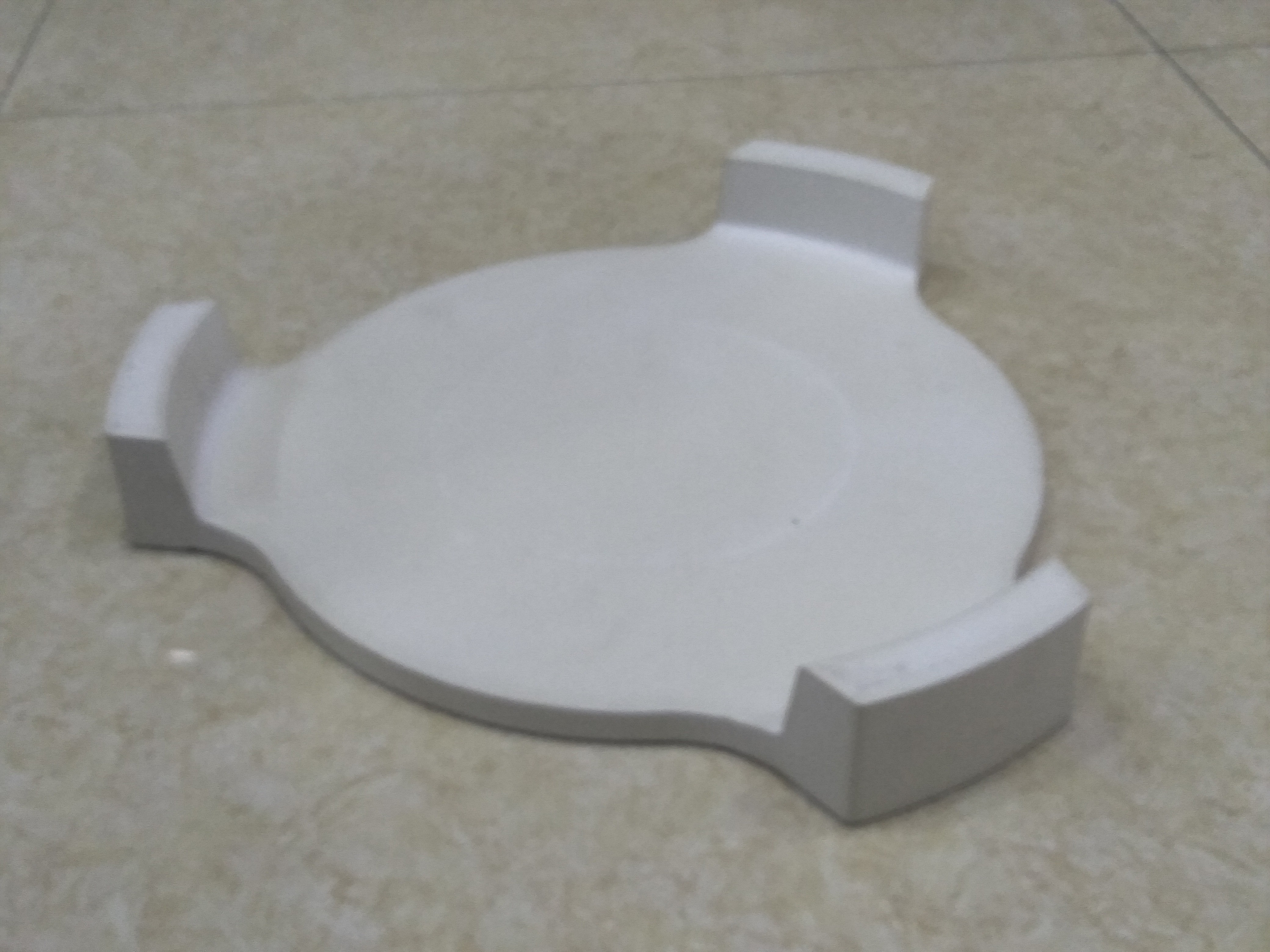 SGS 22 Inch BBQ Grill Accessories , Ceramic Kamado Grill Heat Deflector