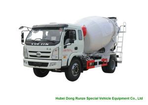 China YUEJIN 5m3 Small Concrete Mixer Truck With Pump , 4x2 Mobile Mixer Truck factory