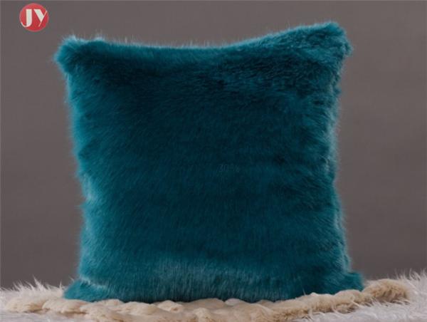 Super Soft Plush Mongolian Fur cushion Cover , Mongolian Fur Throw Pillow cover