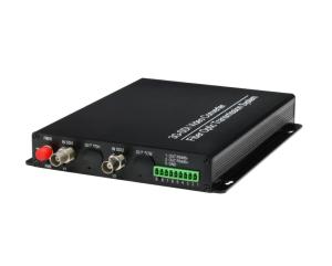 China 2 Chs 3G SDI HD SDI Video to Fiber Optic converter , CCTV Video Converter SM / MM Fiber factory