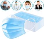 Customized Disposable Dust Mouth Mask , 3 Layer Non Woven Mask For Adults