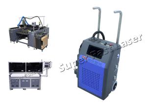 China High Power Portable Descaling Machine Laser Paint Removal Machine 1.5mJ Pulse factory