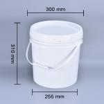 Heat Transfer Printing UMETASS 15L PP Plastic Bucket For Liquid Cooking Oil